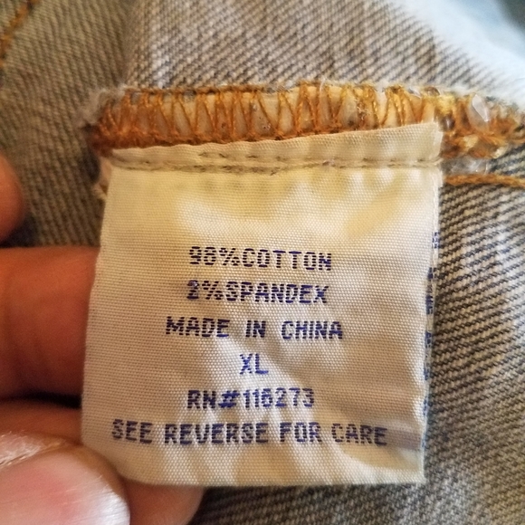 Simply Blue Cropped Blazer/Jean Jacket - Picture 5 of 5